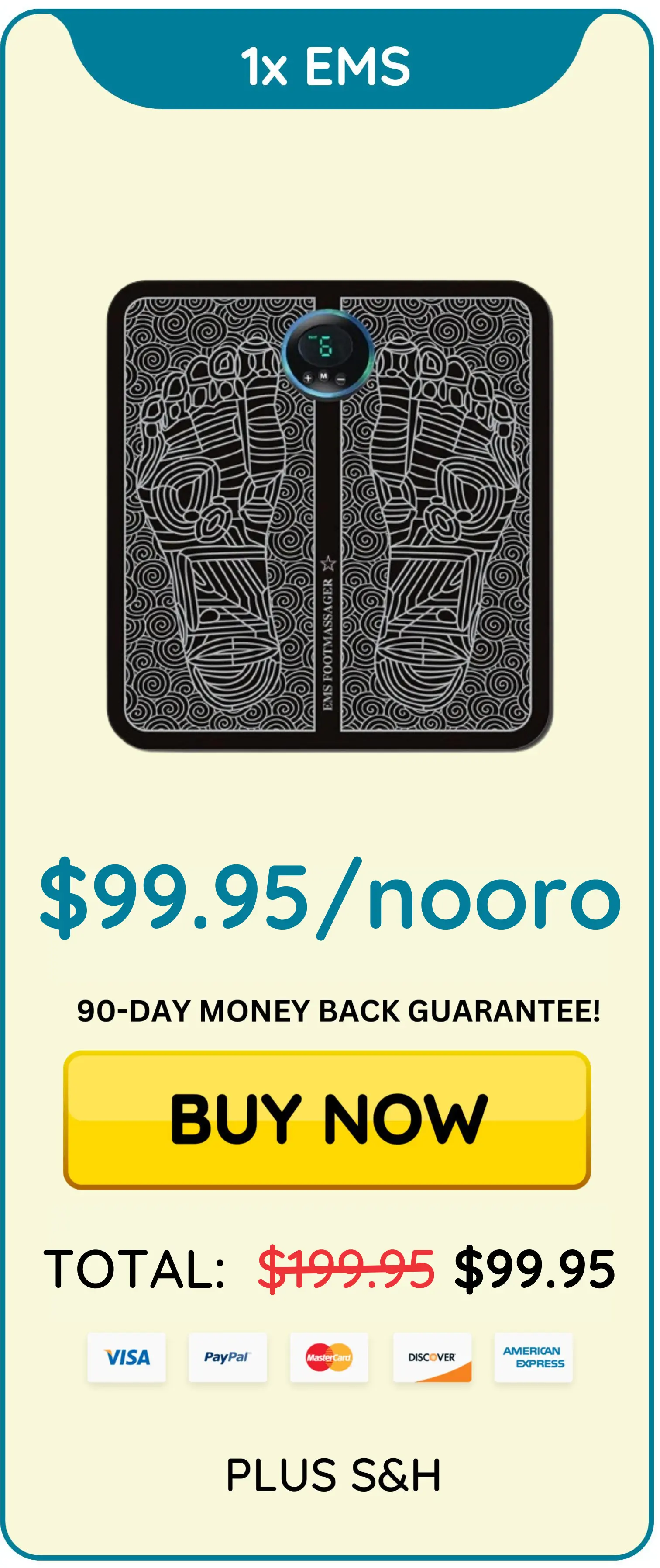 Nooro Foot Massager — Single Pack