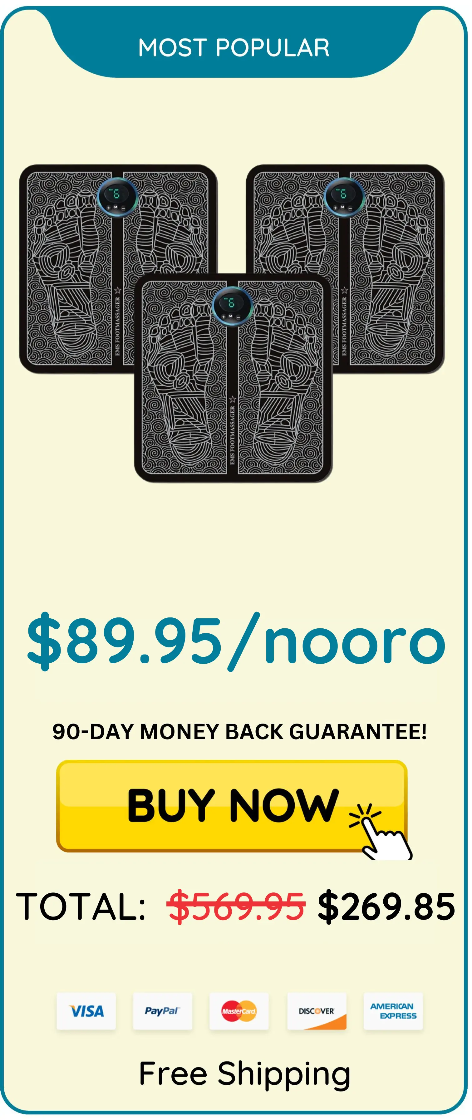 Nooro Foot Massager — Two Pack